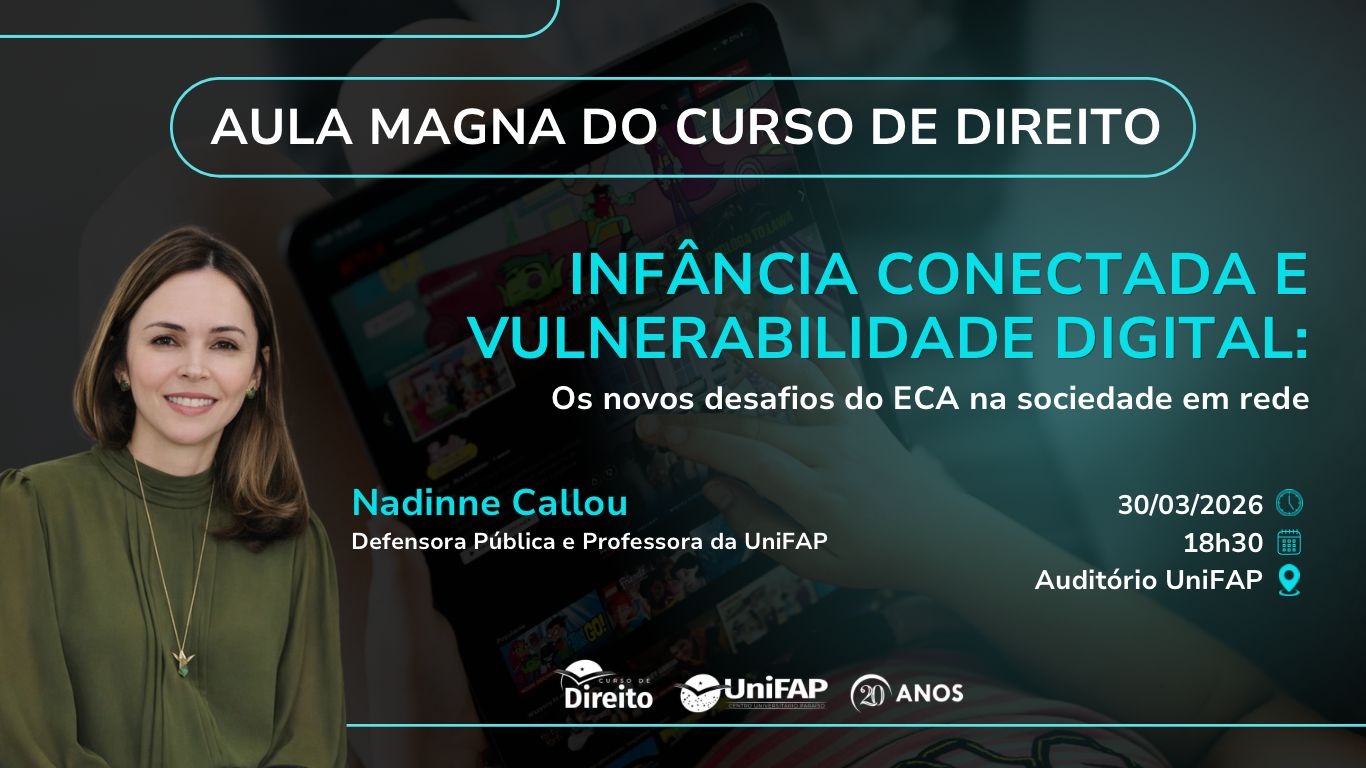Inscrições | Palestras 2026.1 - AULA MAGNA DO CURSO DE DIREITO ...