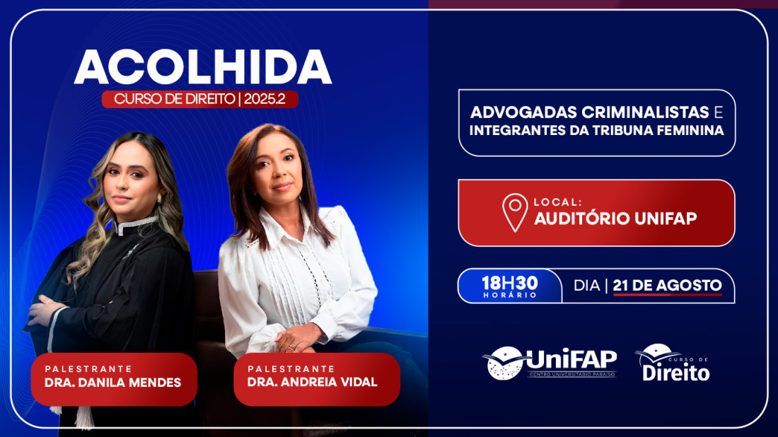 Banner do evento Palestras
