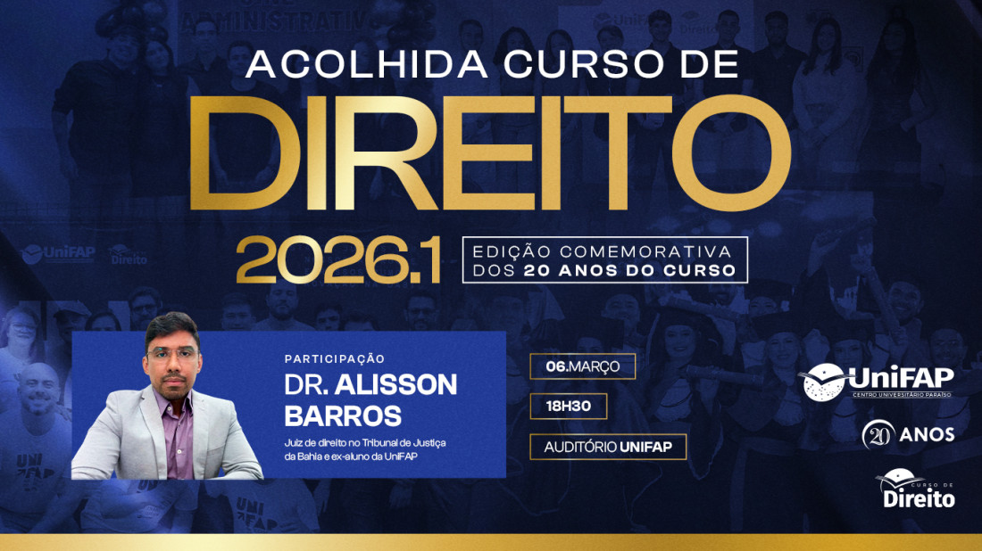 Banner do evento Palestras