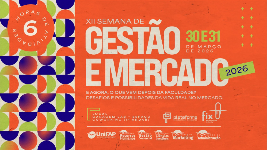 Banner do evento Semana de Gestão e Mercado