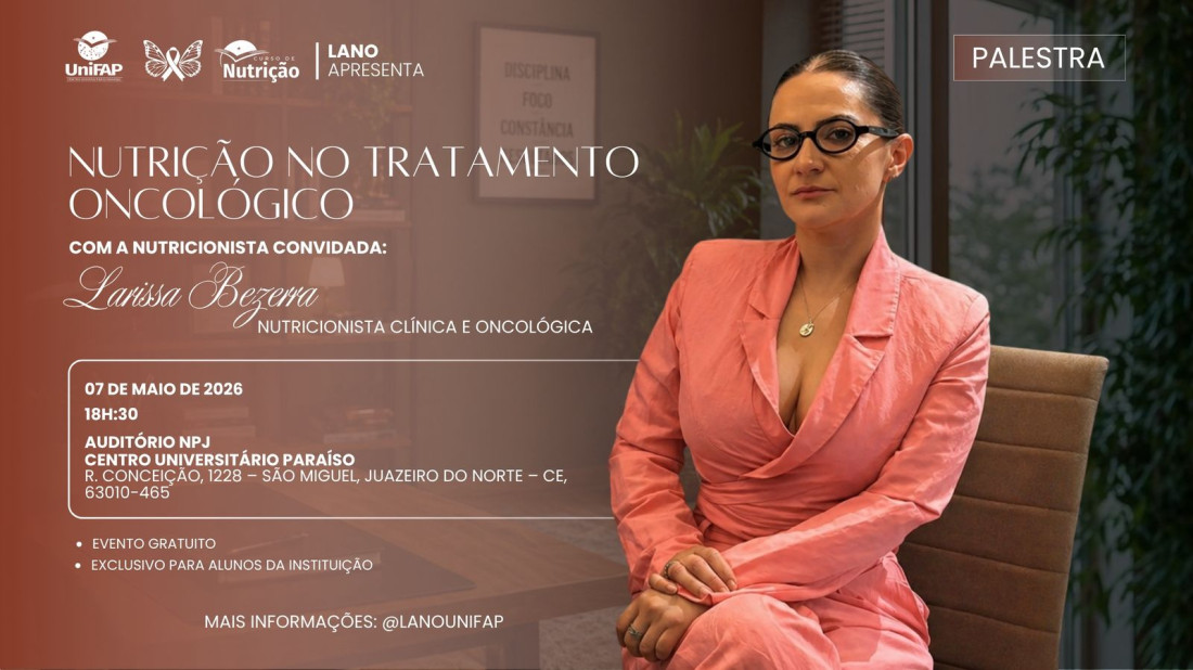 Banner do evento Palestras