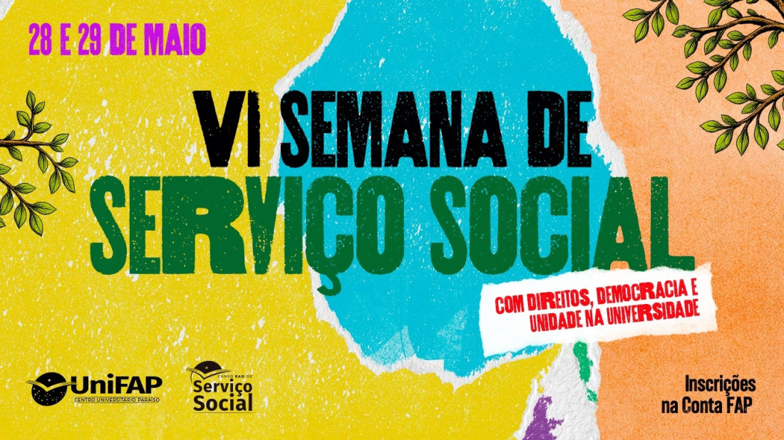 Banner do evento Semana de Serviço Social