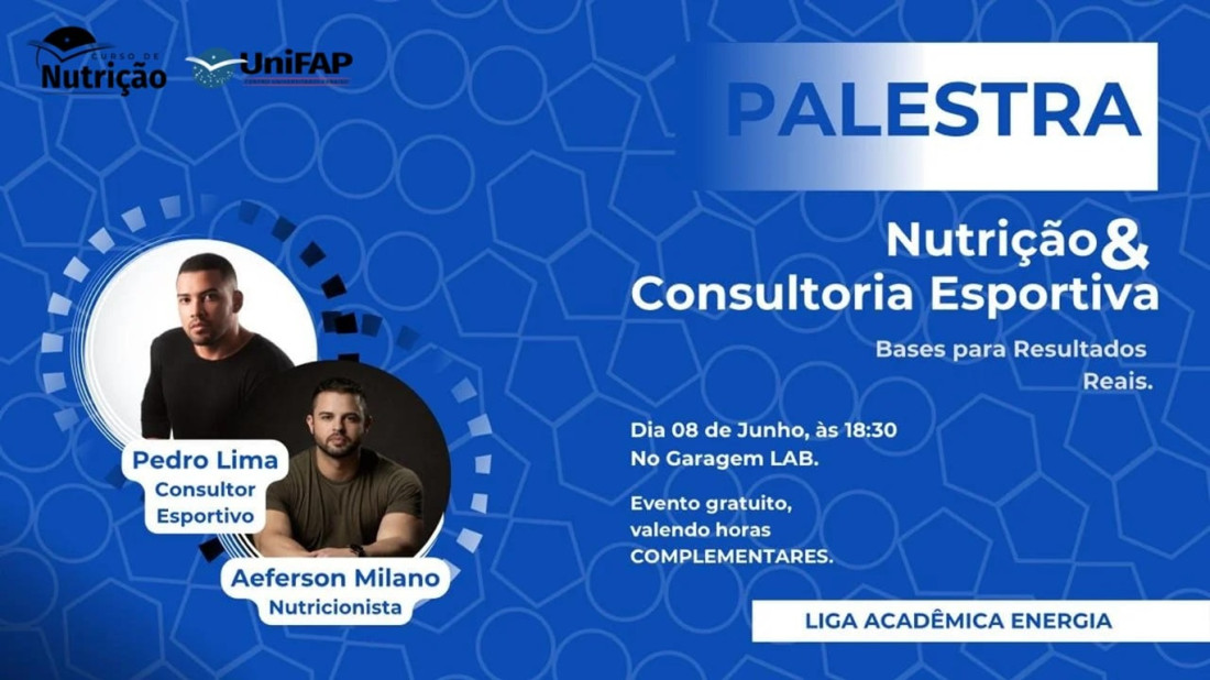 Banner do evento Palestras