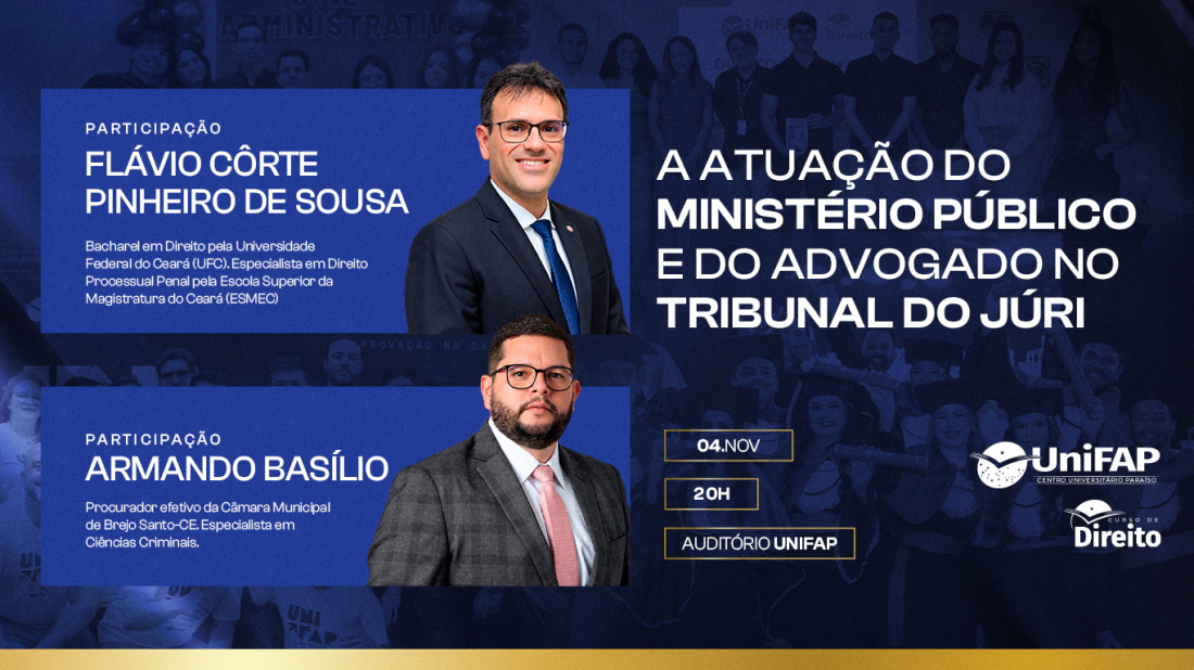 Banner do evento Palestras