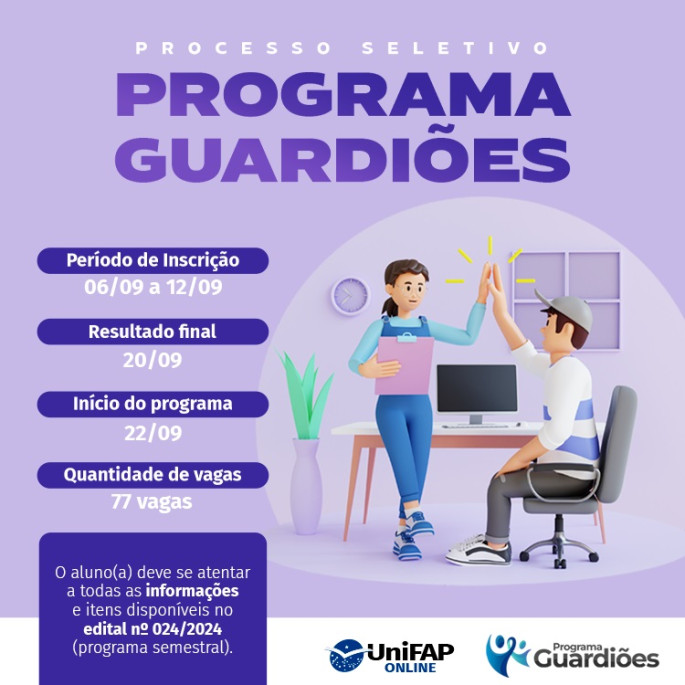 Programa Guardiões 2024.2